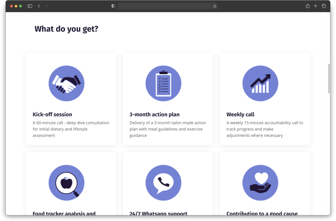 Performance Treanor's website